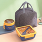 🍱 Lunchbox z przegródkami i miejscem na sztućce – do mikrofalówki, pracy, szkoły i podróży ✨