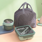 🍱 Lunchbox z przegródkami i miejscem na sztućce – do mikrofalówki, pracy, szkoły i podróży ✨