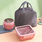 🍱 Lunchbox z przegródkami i miejscem na sztućce – do mikrofalówki, pracy, szkoły i podróży ✨