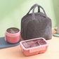 🍱 Lunchbox z przegródkami i miejscem na sztućce – do mikrofalówki, pracy, szkoły i podróży ✨