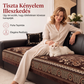 🛋️ Pokrowiec na kanapę w stylu vintage z kwiatowym wzorem 🌸 - miękki, przytulny i elegancki