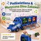 Interaktywna ciężarówka do transportu dinozaurów - zabawka