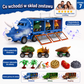 Interaktywna ciężarówka do transportu dinozaurów - zabawka