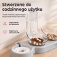🐾🥣 Podwyższona i nachylona miska 2w1 dla zwierząt - wygodne karmienie i ergonomiczna konstrukcja ✨
