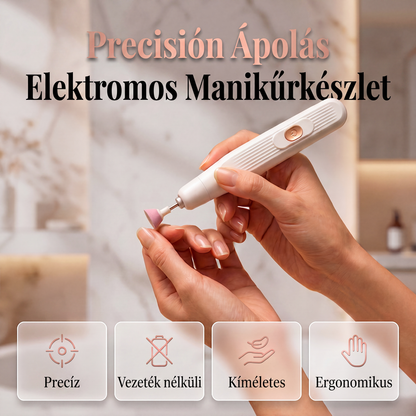 💅✨ Przenośny elektryczny zestaw do manicure i pedicure - wygodna pielęgnacja paznokci