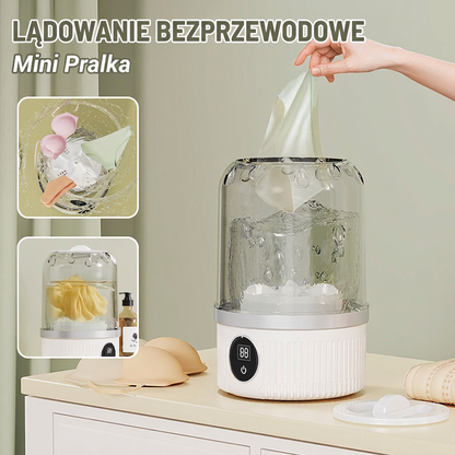 🧺✨ Mini pralka bezprzewodowa - kompaktowa, przenośna i wygodna w użyciu