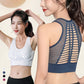 🏃‍♀️💗 Oddychający biustonosz sportowy Push-Up - mocne podtrzymanie, wycięcie na plecach i komfort podczas treningu