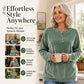 🔥 50% zniżki 🔥 Damski sweter z aksamitu — luksusowy, miękki i modny, idealny zarówno na imprezę, jak i na co dzień ✨👚