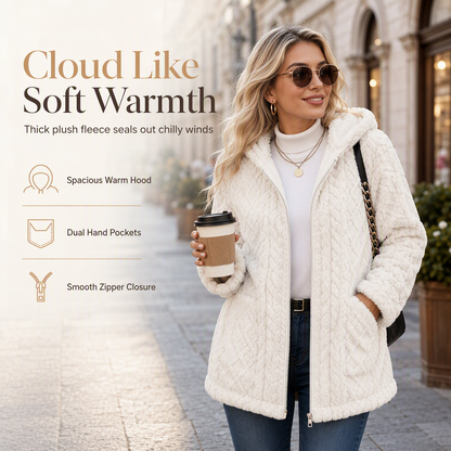 🔥 50% ZNIŻKI 🔥 Swobodny kombinezon damski – jednokolorowy wzór i miękkie futerko – wygodny, ciepły i uniwersalny na jesień i zimę 🧸✨