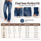 👖 Damsie dżinsy z wysokim stanem i podwójnymi guzikami – o kroju bootcut