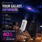 🌌🌙 Projektor księżycowy USB Galaxy z funkcją lampki nocnej – obracające się gwiaździste niebo, kojąca atmosfera sprzyjająca zasypianiu – płatność przy odbiorze ✨✅
