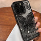 🦋Galwanizowany brokatowy uchwyt motylkowy do etui na iPhone'a 3