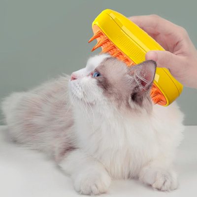 😻 Parująca szczotka dla kota