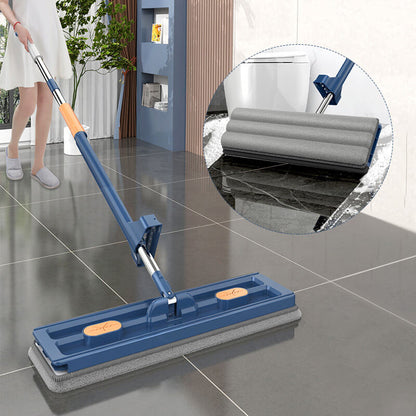 🧼🌀Ulepszony płaski mop szenilowy! 3 sekundy ssania + 180° do podłogi, zero martwych punktów 🚀