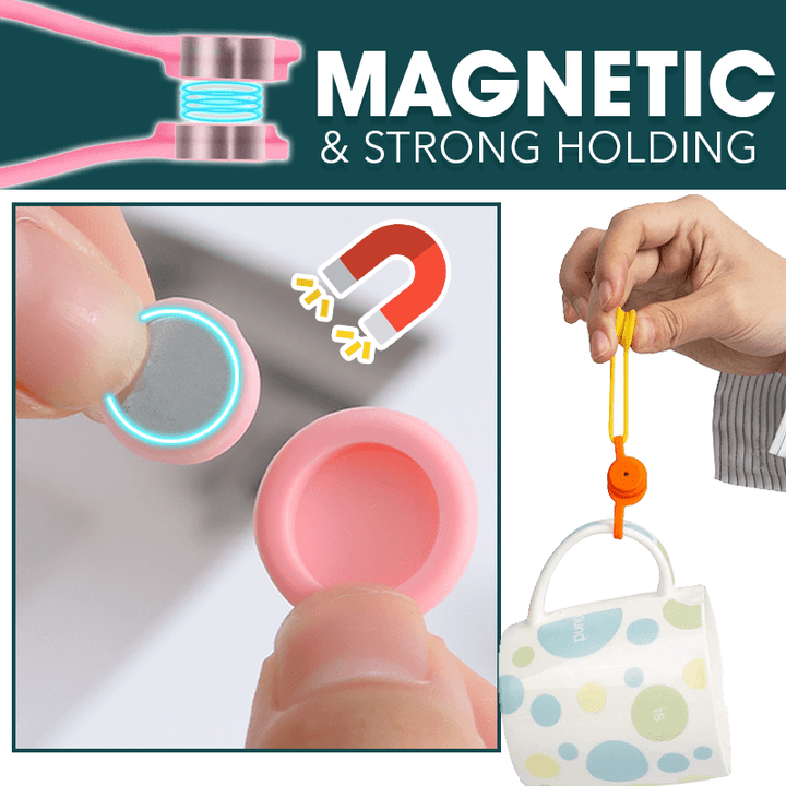 Magnetyczne opaski kablowe zatrzaskowe-4