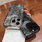 🦋Galwanizowany brokatowy uchwyt motylkowy do etui na iPhone'a 3