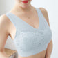 Oddychający - Biustonosz plus size zapinany z przodu na niestalowe kółka[Kup 1 i otrzymaj 1 gratis]