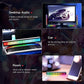 Bezprzewodowa listwa świetlna RGB aktywowana dźwiękiem
