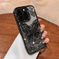 🦋Galwanizowany brokatowy uchwyt motylkowy do etui na iPhone'a 3