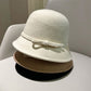 [Najlepszy prezent] Elegancki damski tweedowy kapelusz Cloche w stylu vintage 2.97
