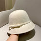 [Najlepszy prezent] Elegancki damski tweedowy kapelusz Cloche w stylu vintage 2.97
