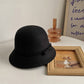[Najlepszy prezent] Elegancki damski tweedowy kapelusz Cloche w stylu vintage 2.97