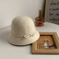 [Najlepszy prezent] Elegancki damski tweedowy kapelusz Cloche w stylu vintage 2.97