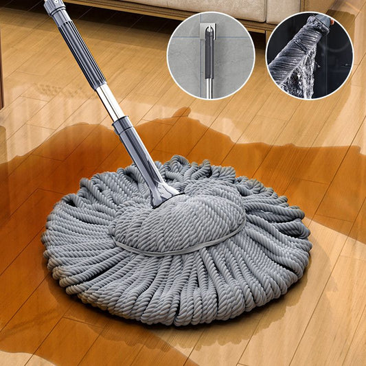 🔥Superchłonny mop samoskrętny z długim uchwytem🫧
